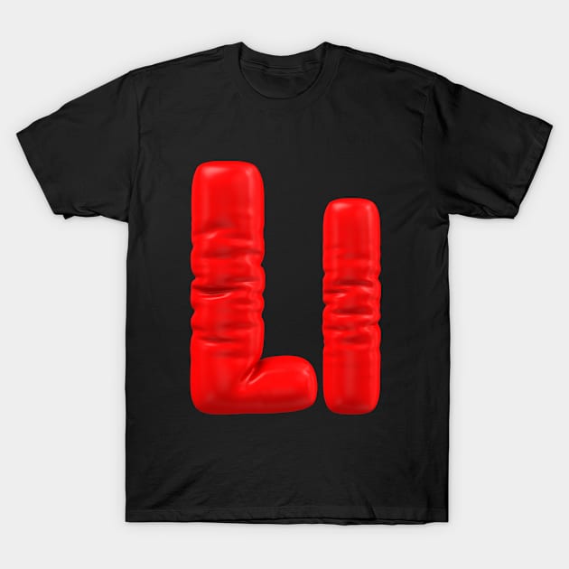 Capital & Simple "L" Letter My Favorite T-Shirt by KNJ Store